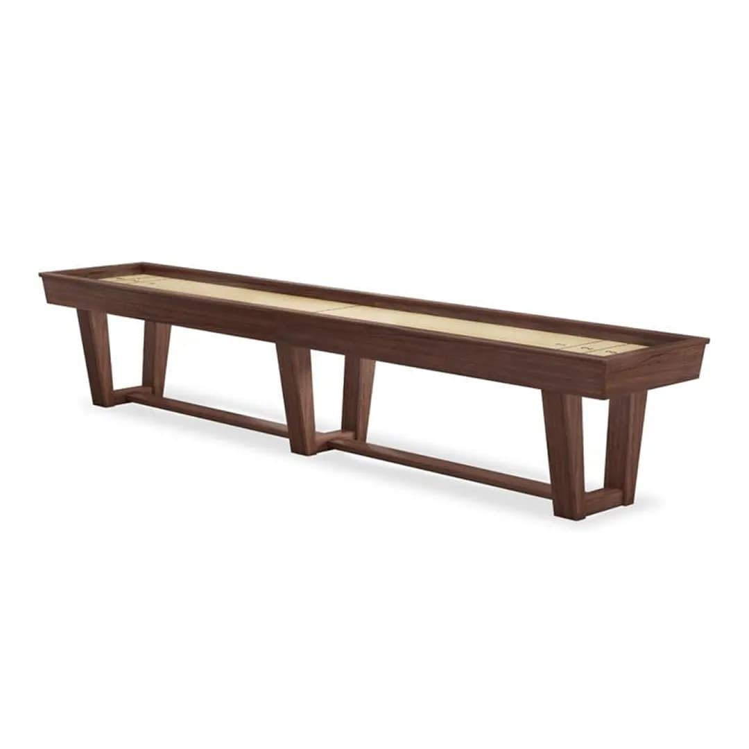 12-ft Solid Hardwood Shuffleboard — commercial gaming tables supplied nationwide