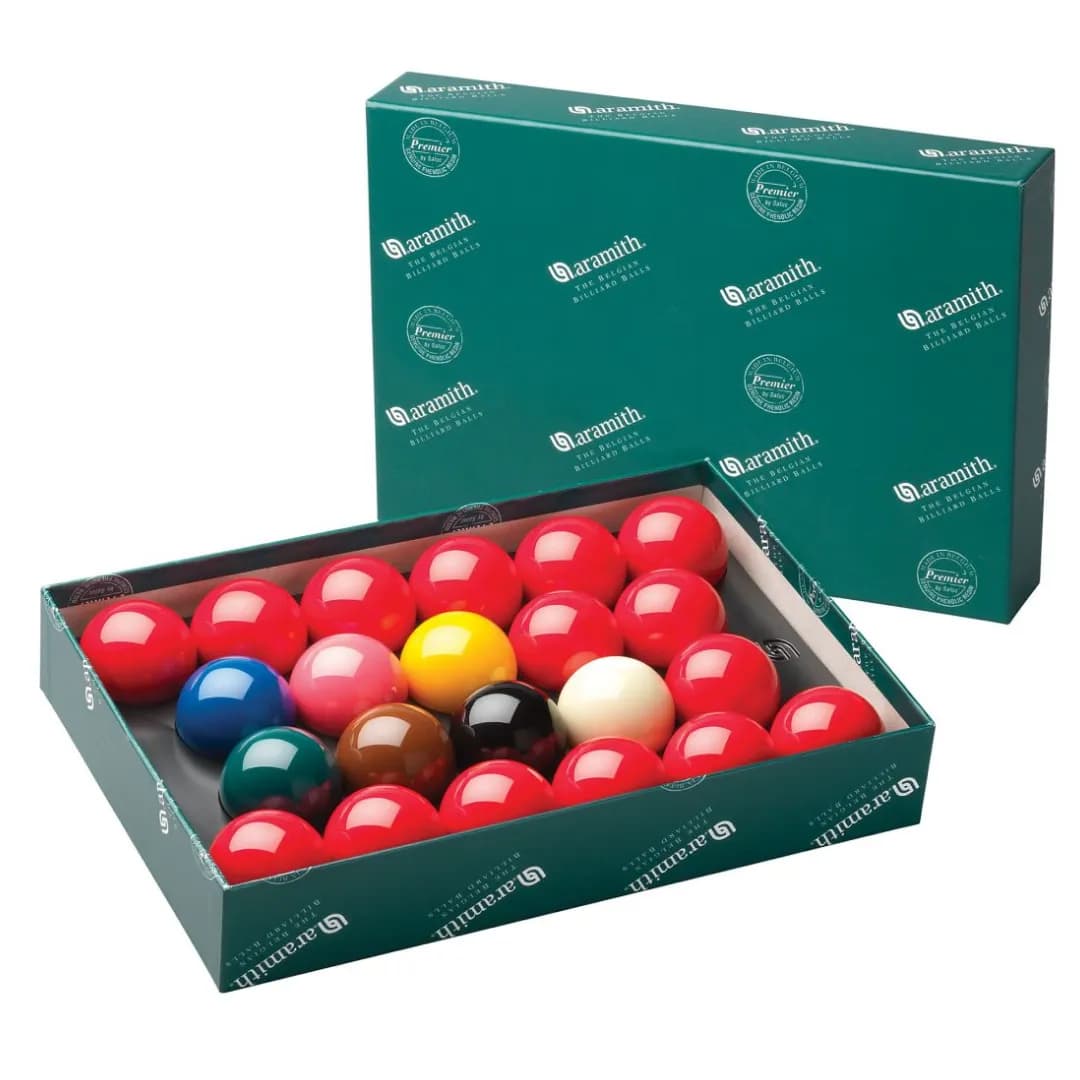 2 1/16” Tournament Snooker Ball Set — commercial gaming tables supplied nationwide