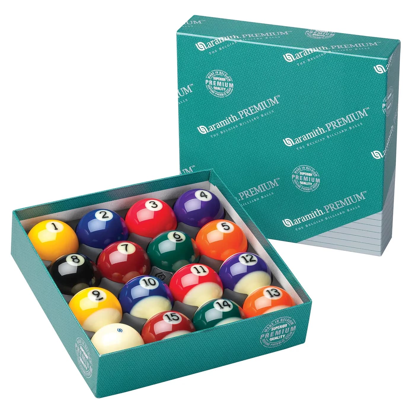 2¼” Premium Pool Ball Set — commercial game-room equipment, US-wide supply and service