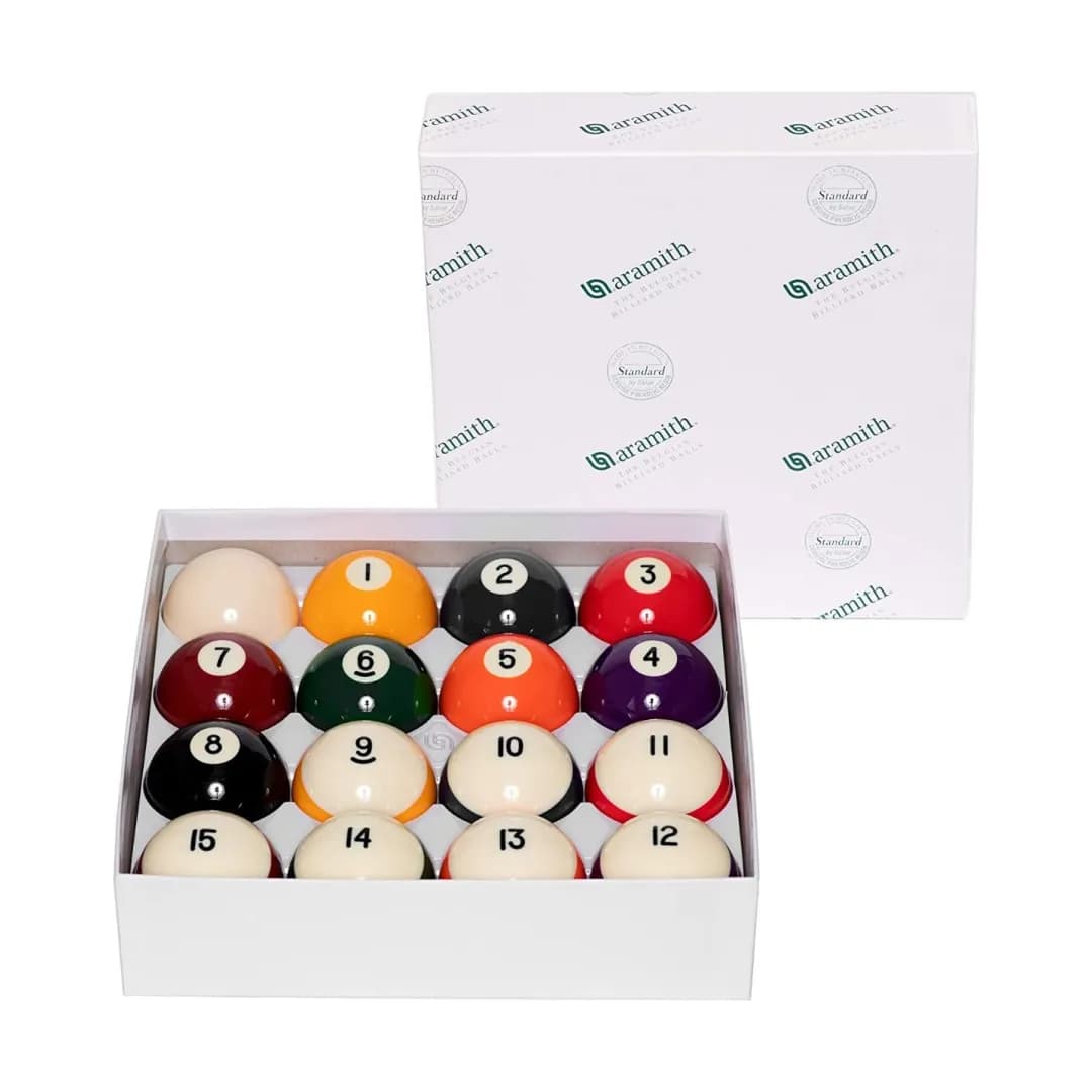 2¼” Standard Pool Ball Set — commercial game-room equipment, US-wide supply and service