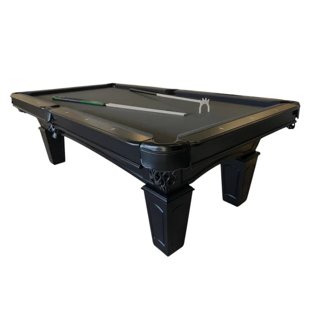 7–9-ft Black Pool Table — commercial gaming tables supplied nationwide