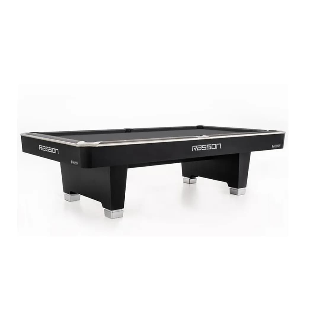8–9-ft Tournament Pool Table — Black — commercial game-room equipment, US-wide supply and service