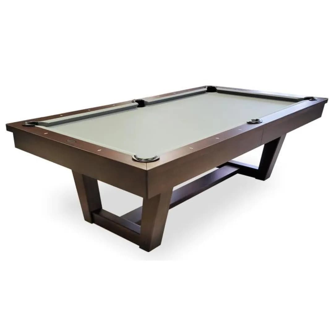 8-ft Modern Ash Finish Pool Table — commercial game-room equipment, US-wide supply and service
