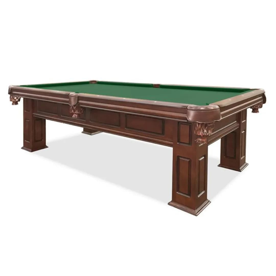 8-ft Walnut Finish Pool Table — commercial game-room equipment, US-wide supply and service