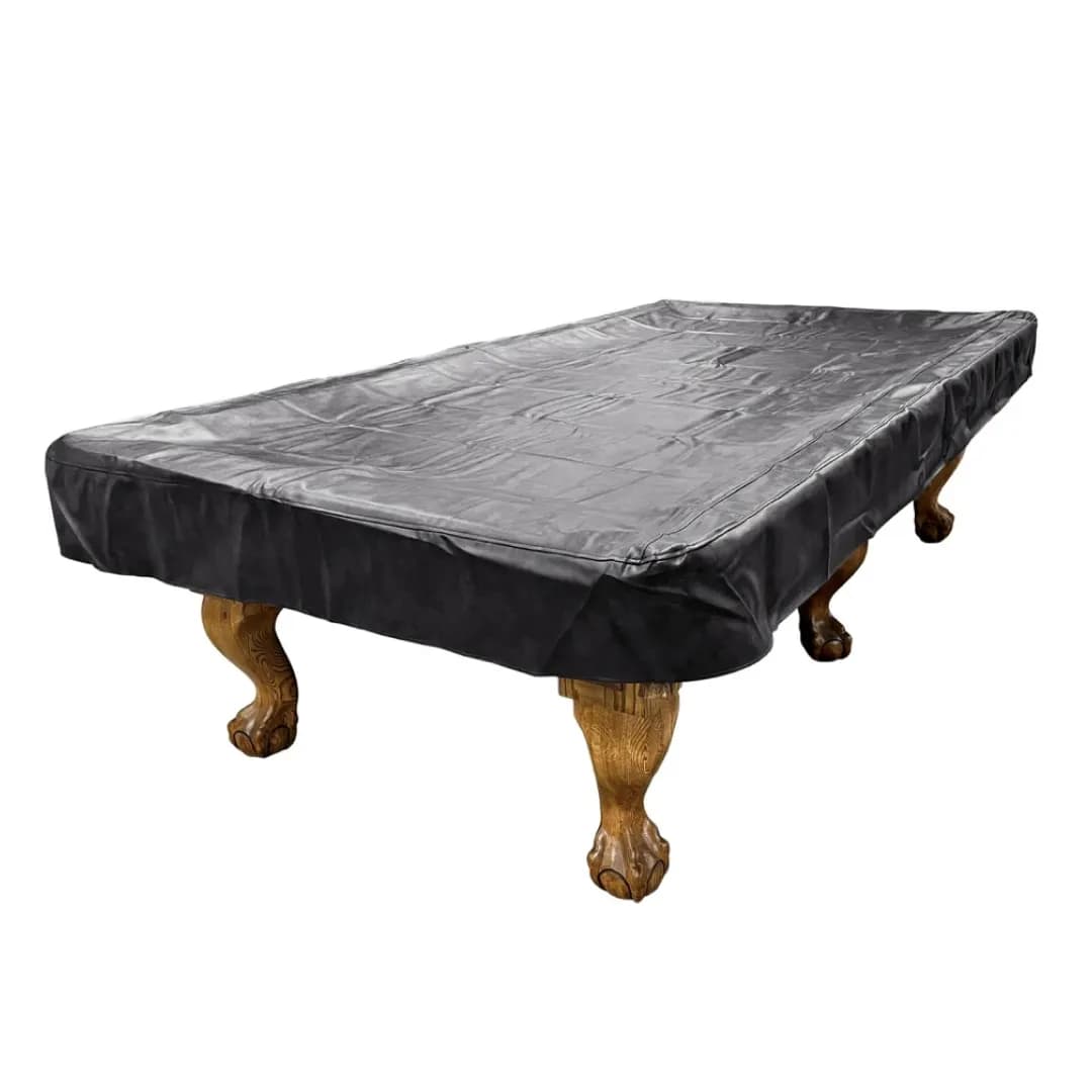 Heavy-Duty Billiard Table Cover — Black — commercial game-room equipment, US-wide supply and service
