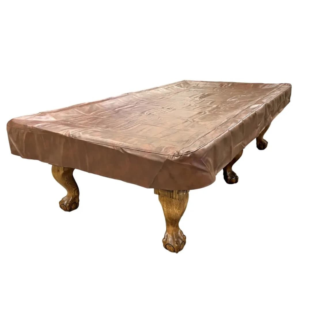 Heavy-Duty Billiard Table Cover — Brown — commercial game-room equipment, US-wide supply and service