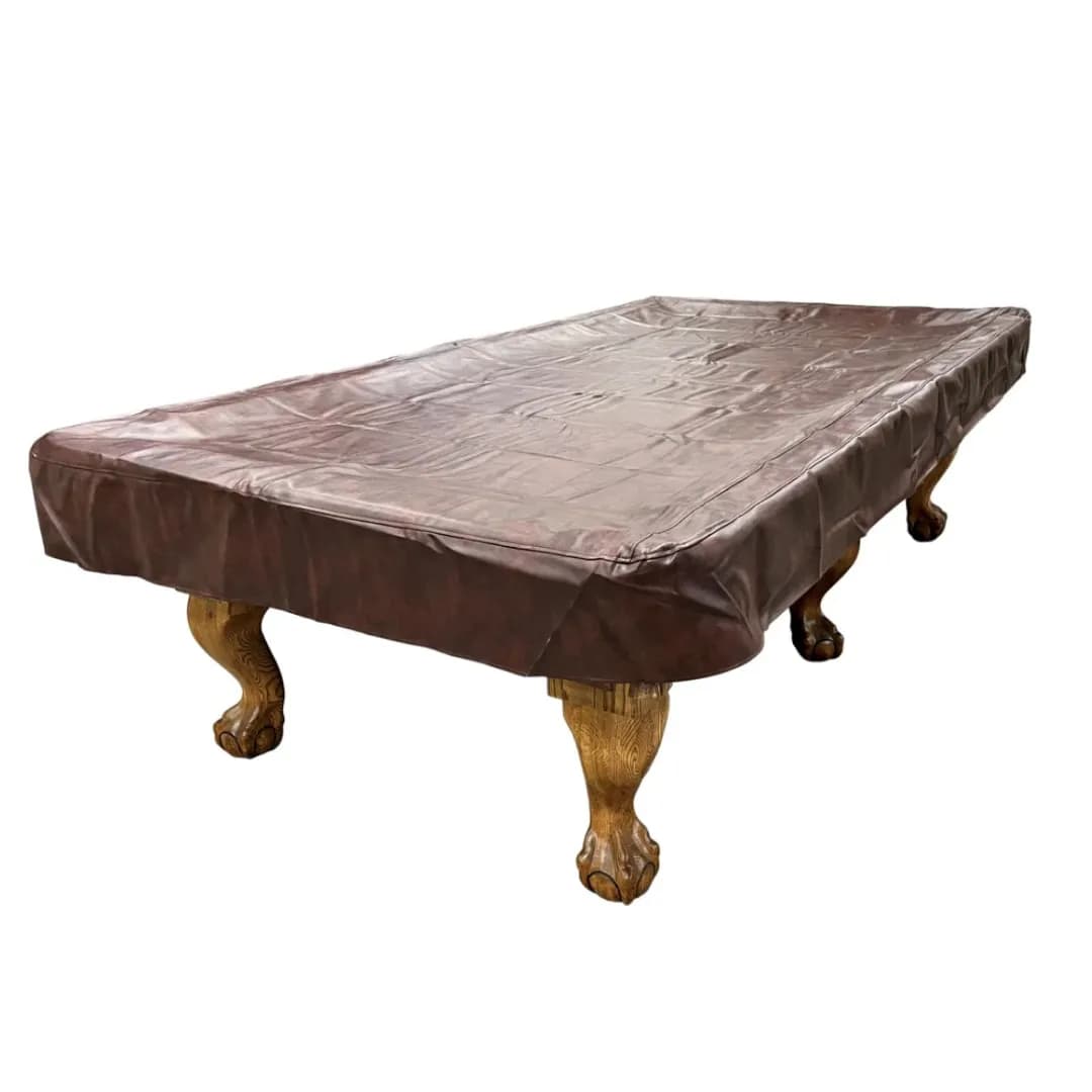 Heavy-Duty Billiard Table Cover — Burgundy — commercial game-room equipment, US-wide supply and service
