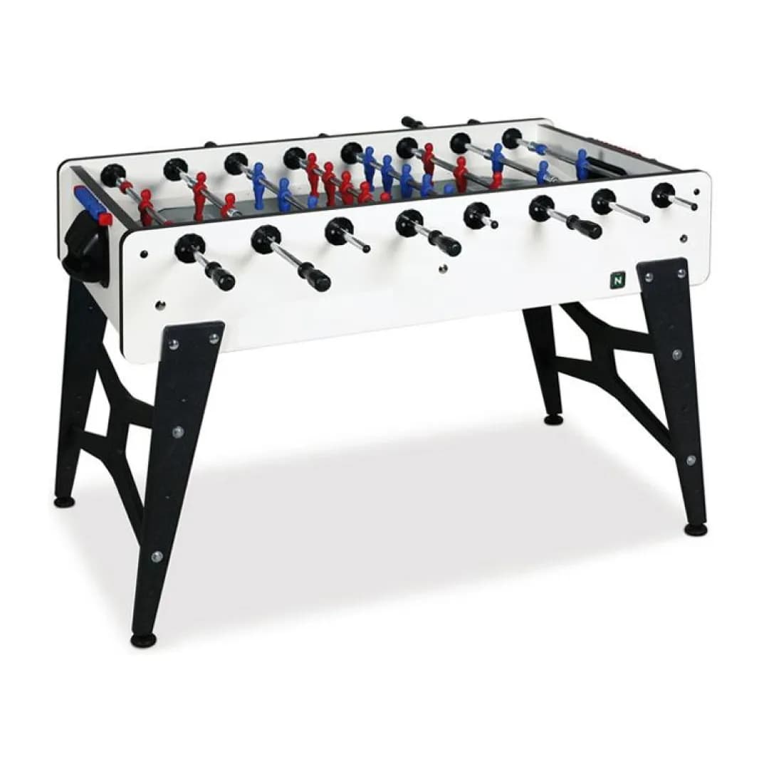 Indoor Foosball Table — White — commercial game-room equipment, US-wide supply and service