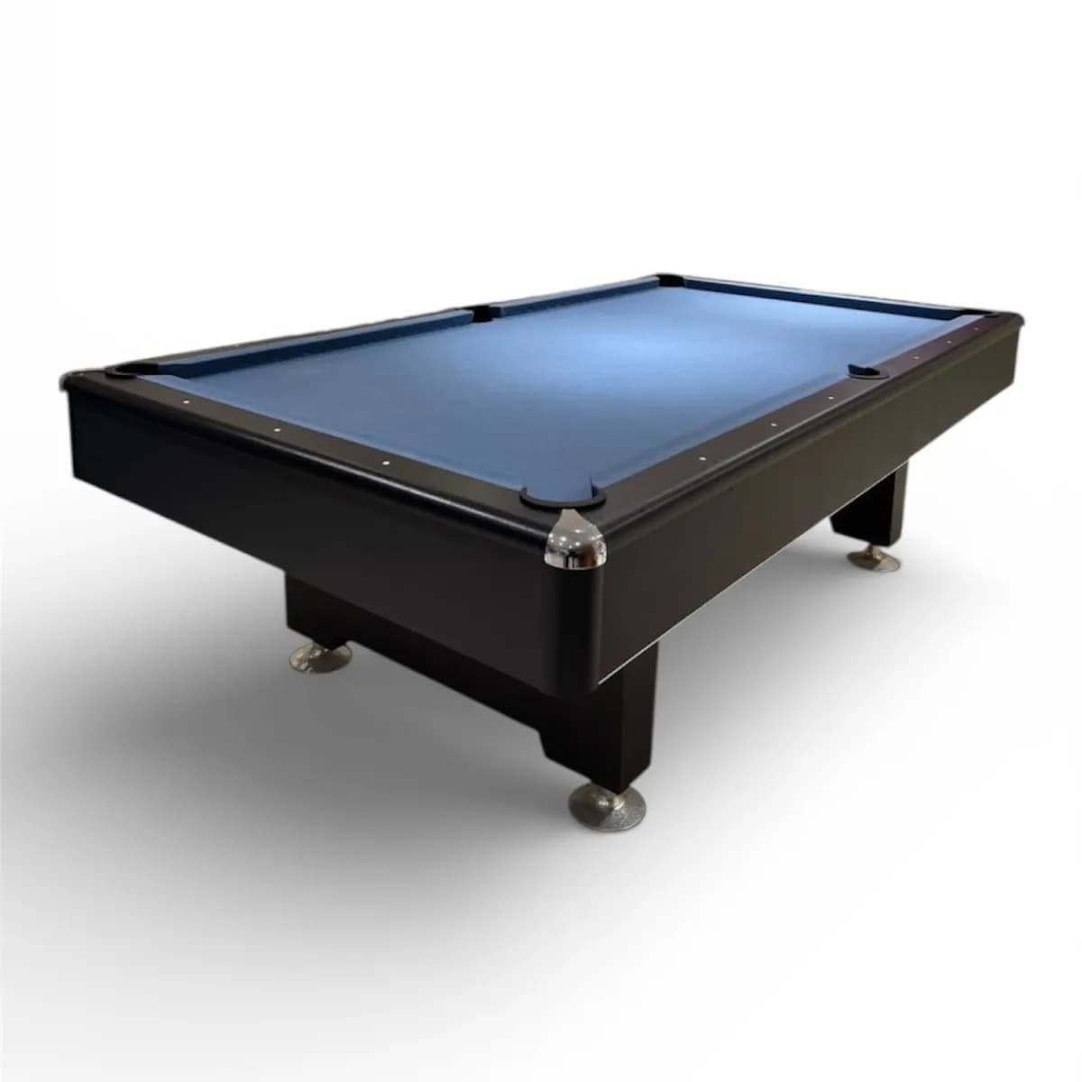 Preowned 8-ft Black Slate Pool Table — commercial gaming tables supplied nationwide