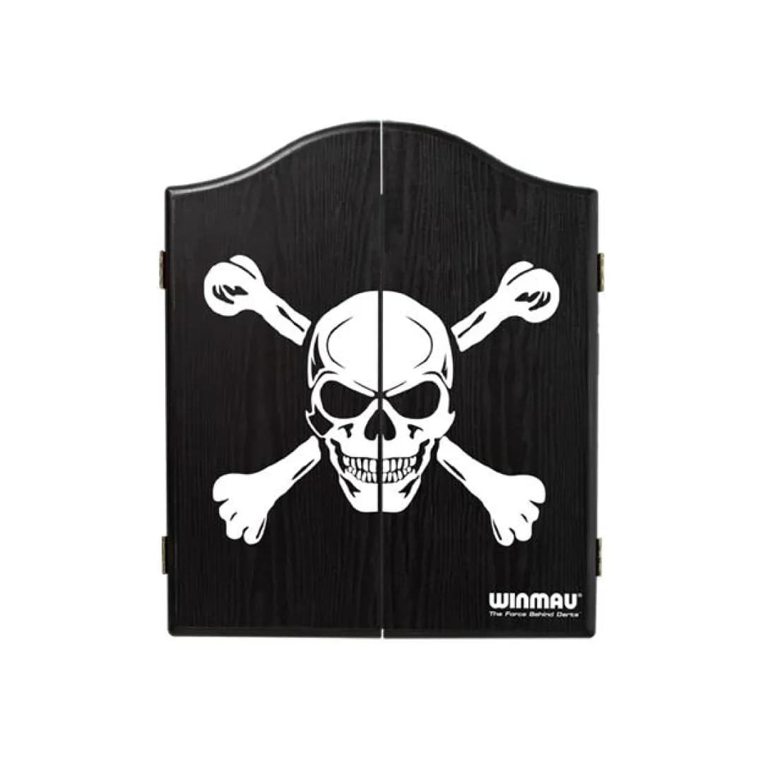 Skull-Motif Dart Game Cabinet — commercial game-room equipment, US-wide supply and service
