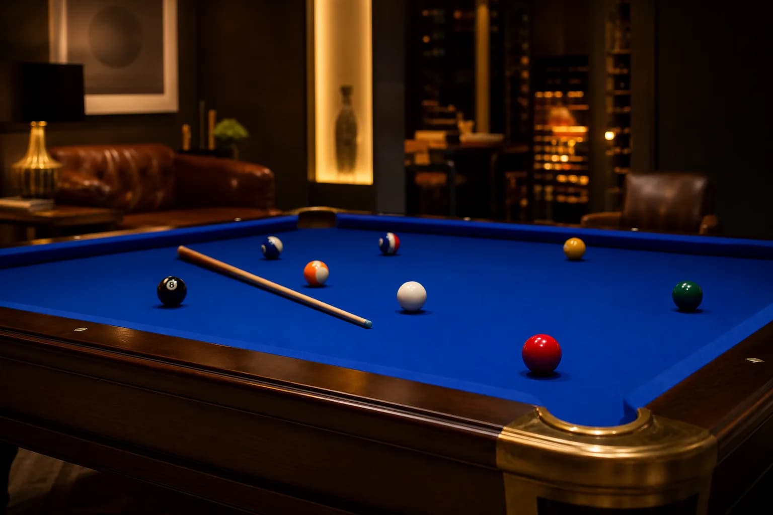 Pool Table Custom Felt & Logo — commercial pool-table service performed by Game Tables technicians