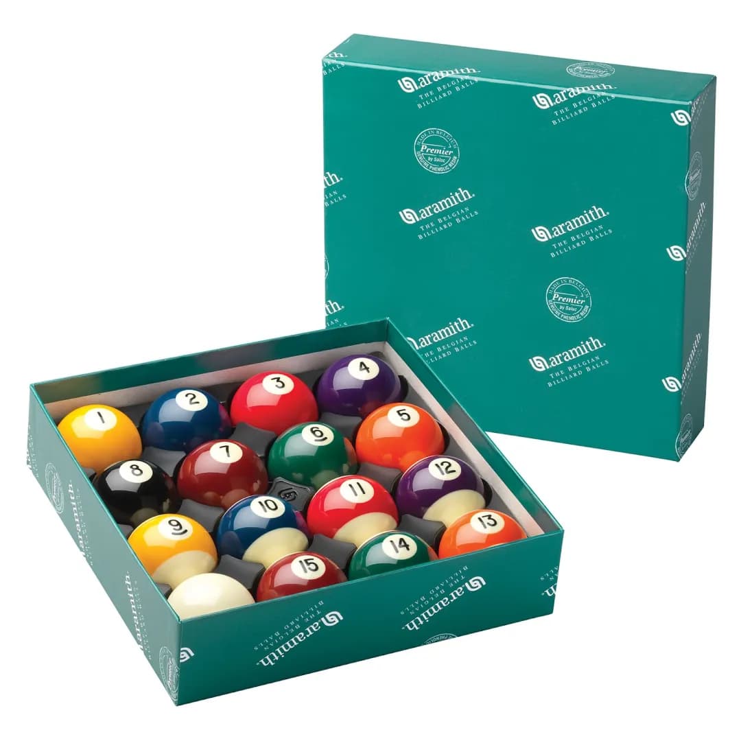 2¼” Tournament Pool Ball Set — commercial game-room equipment, US-wide supply and service