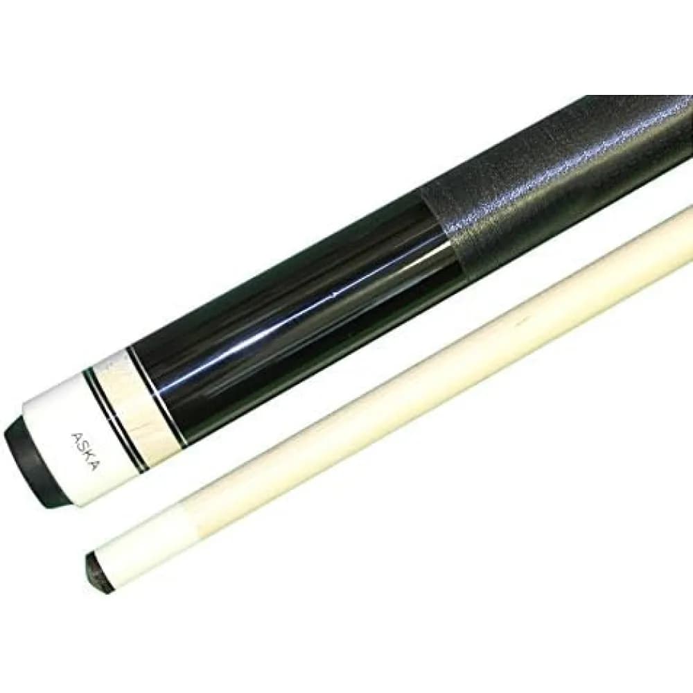 2-Piece Pool Cue, 58", Canadian Maple, 13mm Tip — Black — commercial gaming tables supplied nationwide