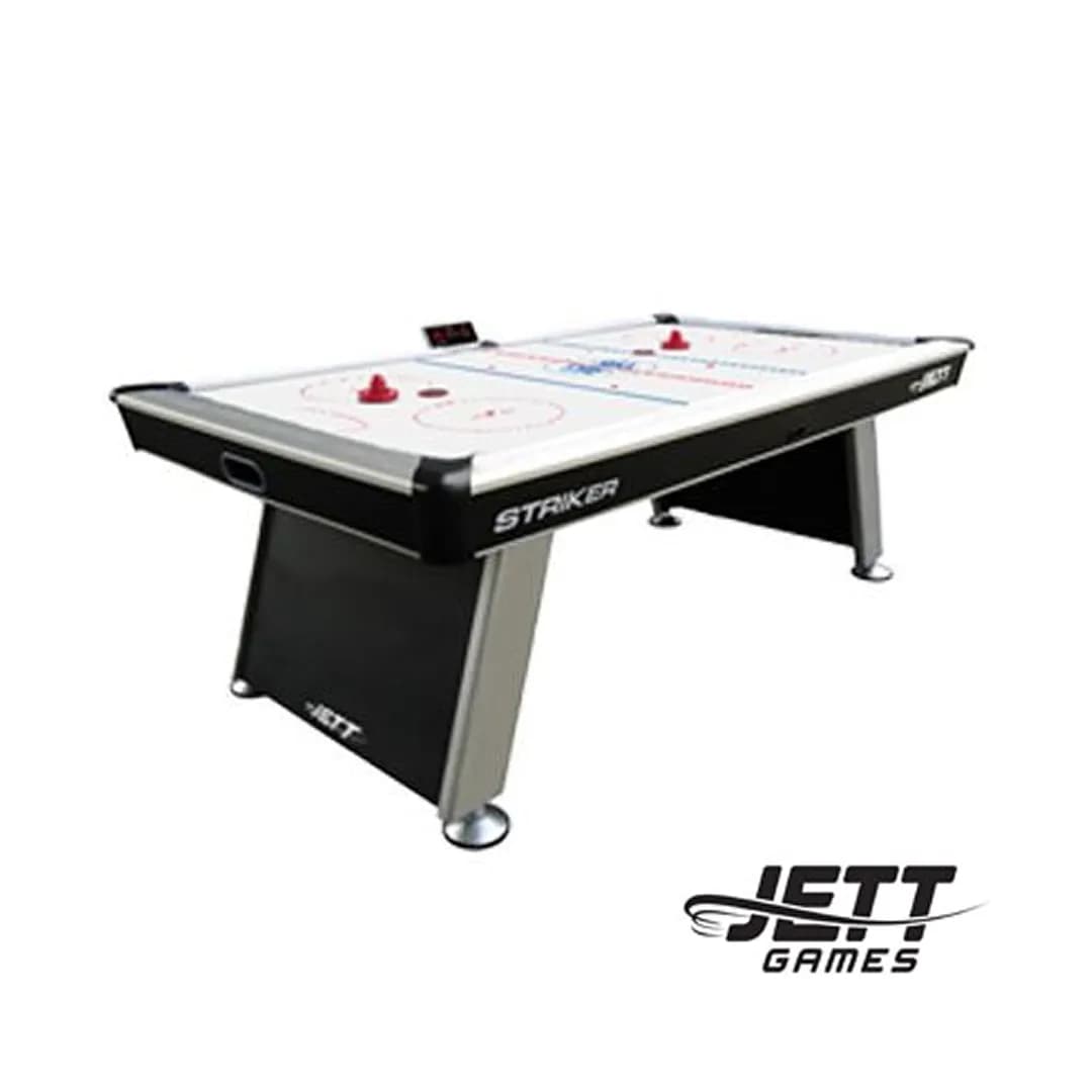 7-ft Air Hockey Table with Folding Scoreboard — commercial game-room equipment, US-wide supply and service