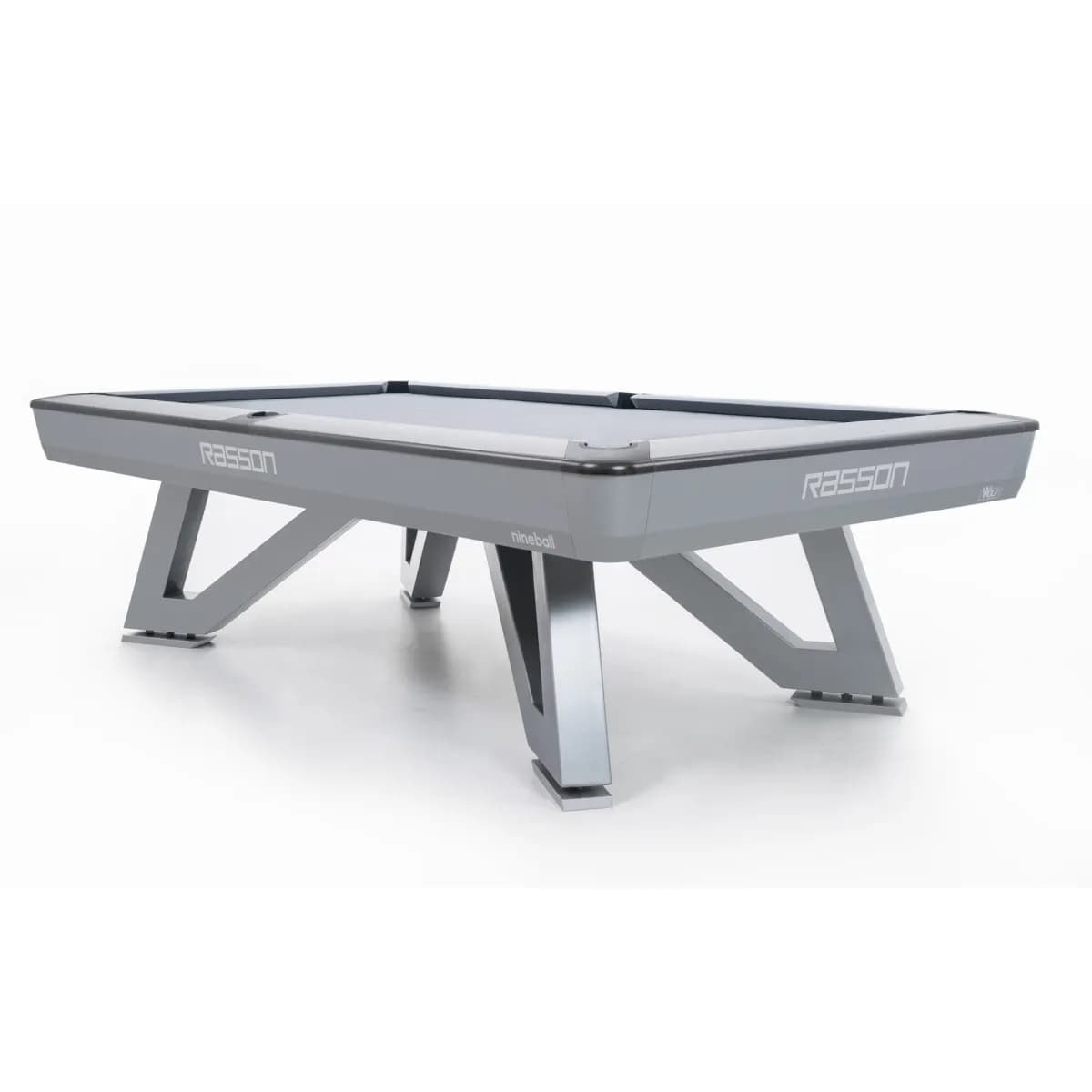 8–9-ft Professional Competition Pool Table — Silver — commercial game-room equipment, US-wide supply and service