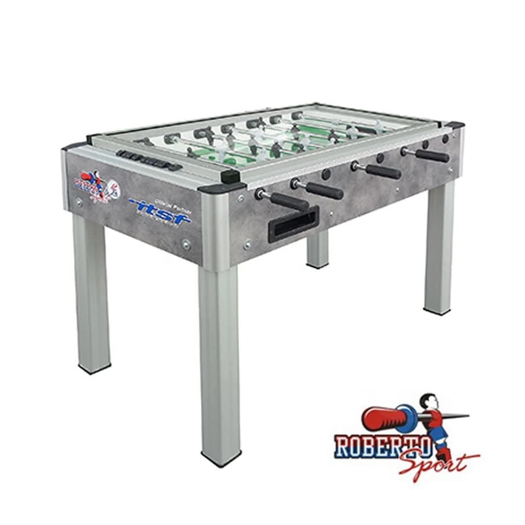 Institutional Foosball Table with Glass Top — commercial game-room equipment, US-wide supply and service